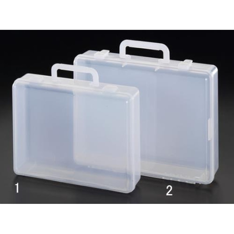 エスコ EA506KB-1 287x221x78mmアタッシュケース(B5/クリアー) 1個（ご注文単位1個）【直送品】