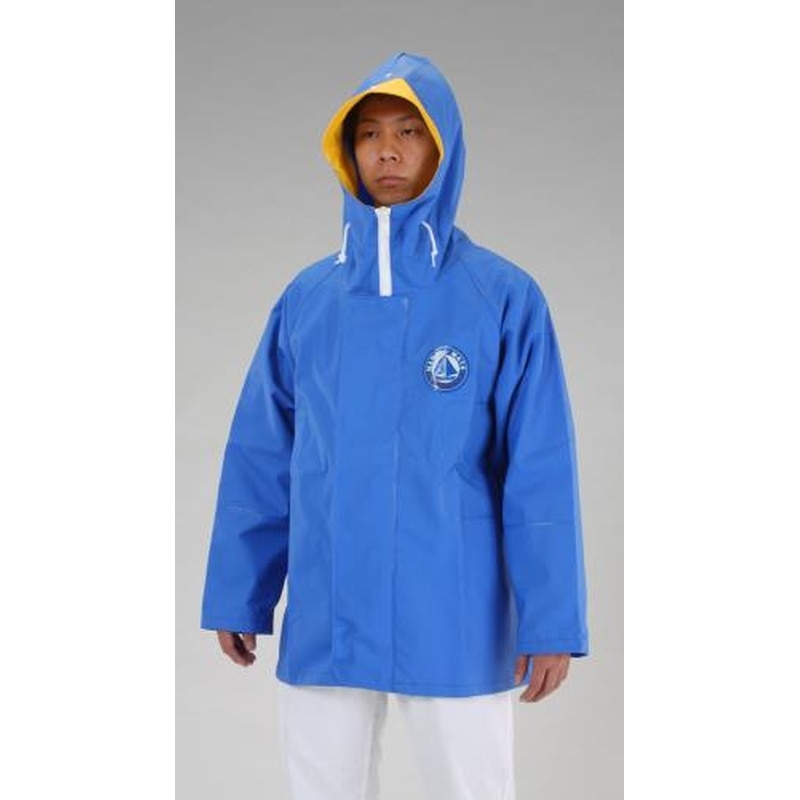 エスコ EA996XM-72[M]レインウェアー上着(マリンブルー) 1個（ご注文単位1個）【直送品】