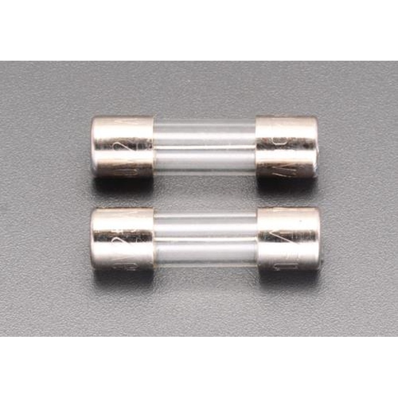 エスコ EA758ZY-25 250Vx10A/φ10.3mm管ヒューズ(2本) 1個(ご注文単位1個)【直送品】