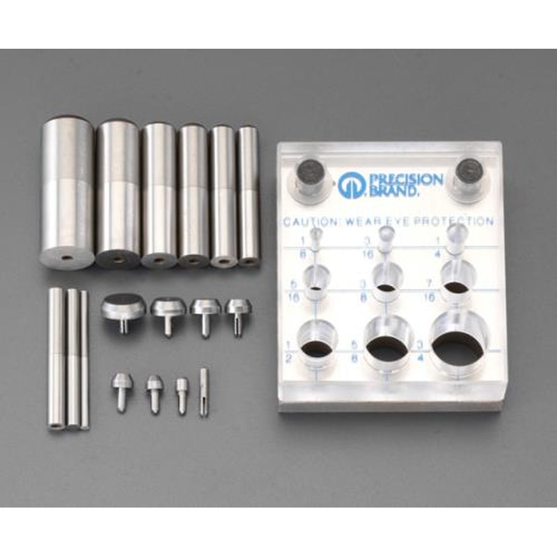 エスコ EA576AD-1 1/8”-3/4”パンチ＆ダイスセット 1個（ご注文単位1個）【直送品】