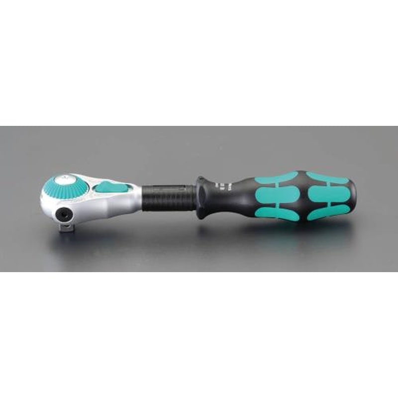 エスコ EA617AH-51 1/4”DRx152mmラチェットハンドル(変角・ロッキング機能) 1個（ご注文単位1個）【直送品】