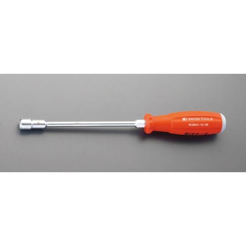 エスコ EA565AG-8 8.0x120mm［Nut]ドライバー(手元六角付) 1個（ご注文単位1個）【直送品】