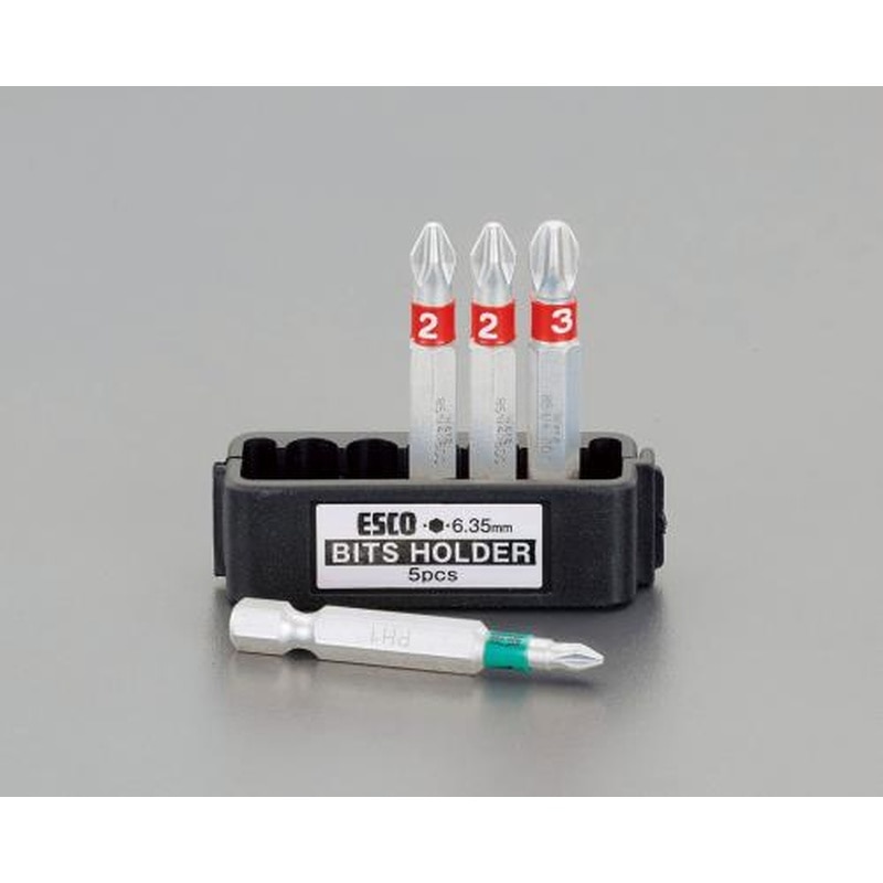 エスコ EA611A-90A 4本組［＋]ドライバービットセット(Bi-Torsion) 1個（ご注文単位1個）【直送品】