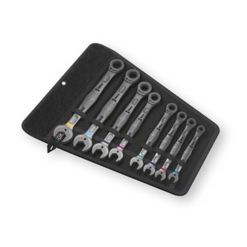 エスコ EA614WA-308A 8本組コンビネーションラチェットレンチ 1個(ご注文単位1個)【直送品】