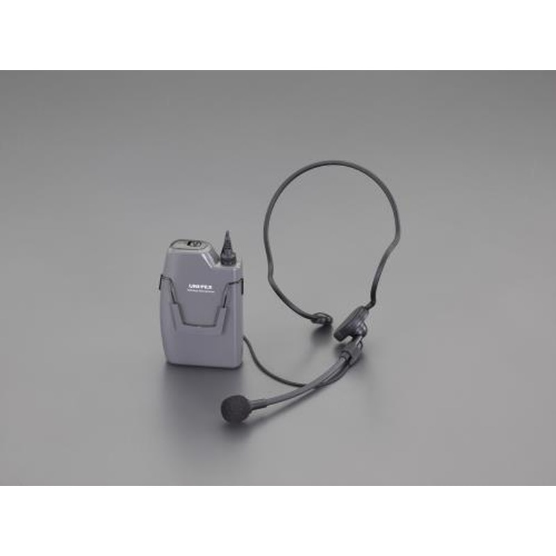 エスコ EA763CF-6A[単3x1本]ワイヤレスマイク(ヘッドセット型) 1個（ご注文単位1個）【直送品】