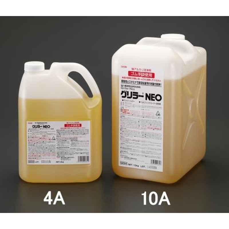 エスコ EA922-10A 10kg厨房用強力油汚れ洗浄剤 1個（ご注文単位1個）【直送品】