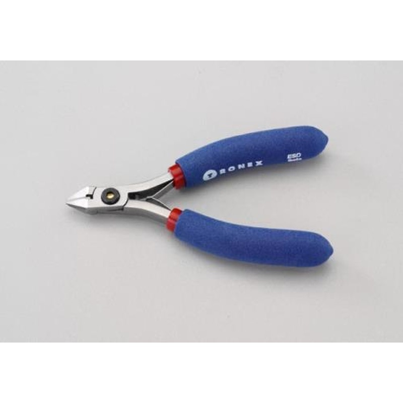 エスコ EA535TS-2 120mm精密用ニッパー(超硬刃/フラッシュ/ESD) 1個（ご注文単位1個）【直送品】