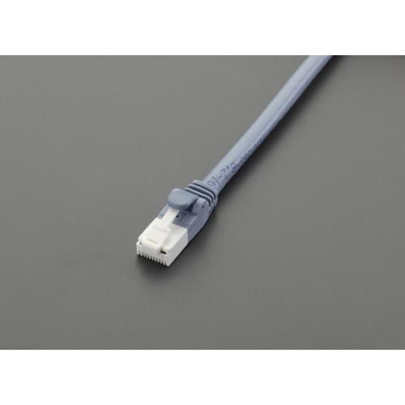 エスコ EA764BB-20A 20mLANケーブル(カテゴリー6A準拠)［ブルー] 1個（ご注文単位1個）【直送品】