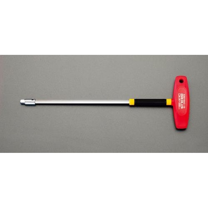 エスコ EA618AC-10 1/4”DRx250mmT型ハンドル(早回し/ソケット用) 1個（ご注文単位1個）【直送品】