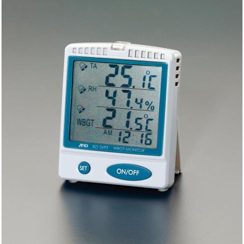 エスコ EA742MK-1 熱中症指数モニター 1個(ご注文単位1個)【直送品】