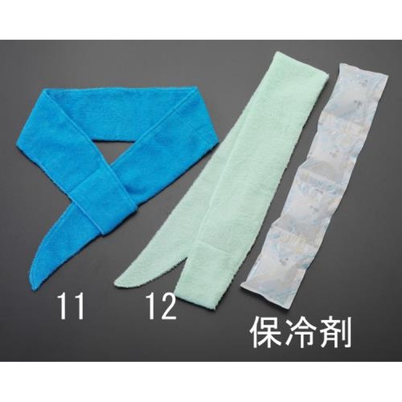 エスコ EA915EM-11 クールネックバンド(ブルー) 1個（ご注文単位1個）【直送品】