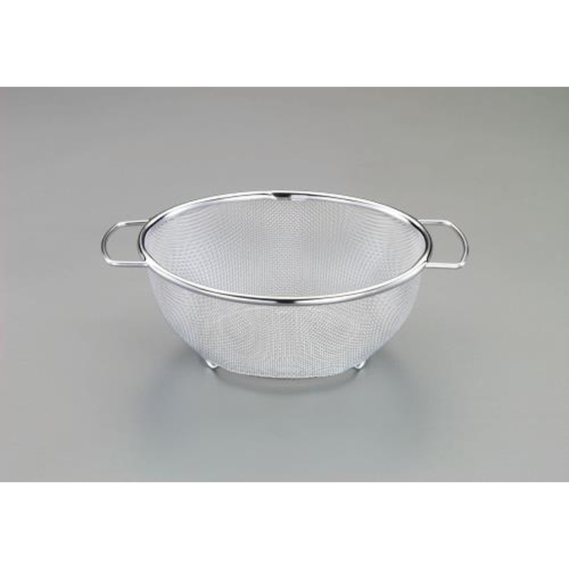 エスコ EA992C-3A φ210x82mm洗浄ざる(ステンレス製) 1個(ご注文単位1個)【直送品】