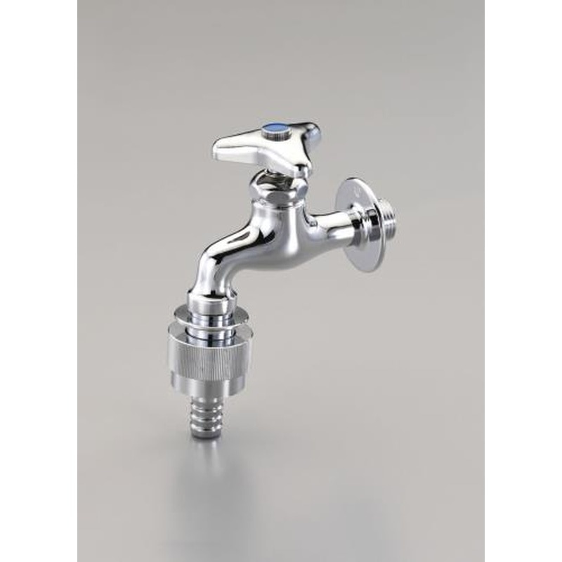 エスコ EA468CD-4A PJ1/2”自動接手付横水栓(寒冷地共用) 1個（ご注文単位1個）【直送品】