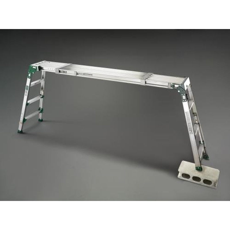 エスコ EA905DH-2A 0.86-1.26m足場台(伸縮式・調整脚付) 1個（ご注文単位1個）【直送品】