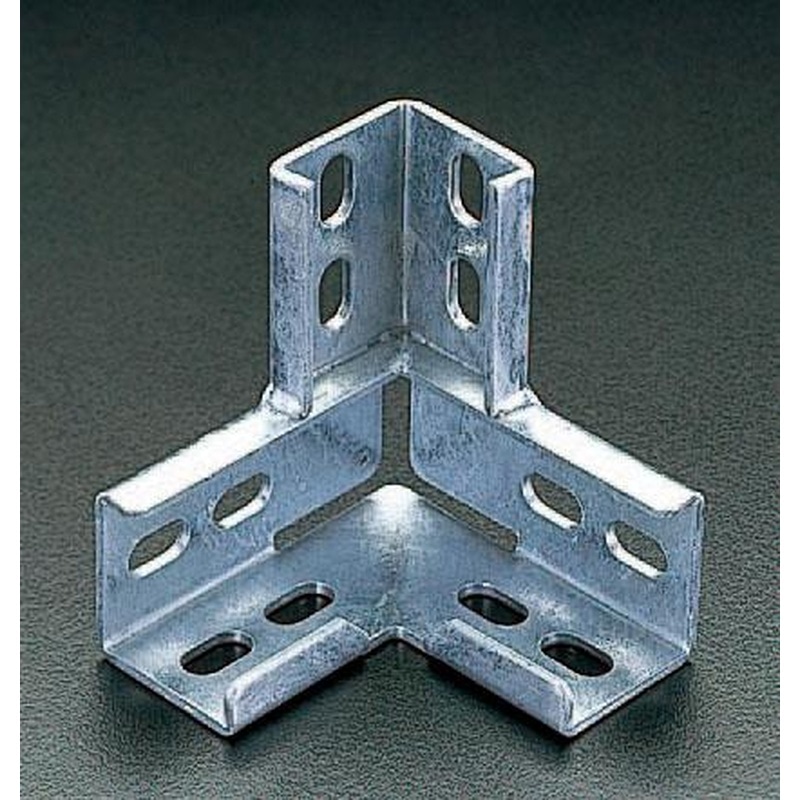 エスコ EA440AE-14 48x48x113x113mmアングル接続金具(ステンレス製) 1個（ご注文単位1個）【直送品】