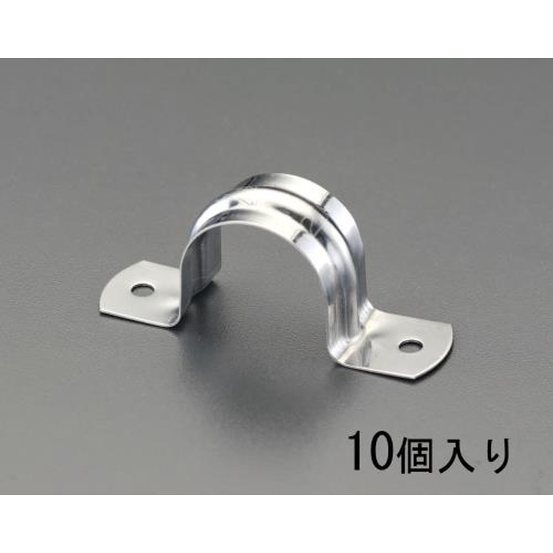 エスコ EA440BA-20S 20Aサドルバンド(ステンレス製/10個) 1個（ご注文単位1個）【直送品】