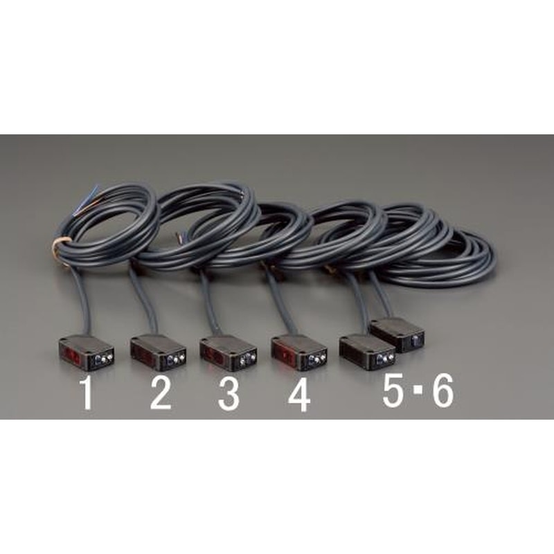 エスコ EA940LM-1 アンプ内蔵型光電センサー(回帰反射型) 1個（ご注文単位1個）【直送品】