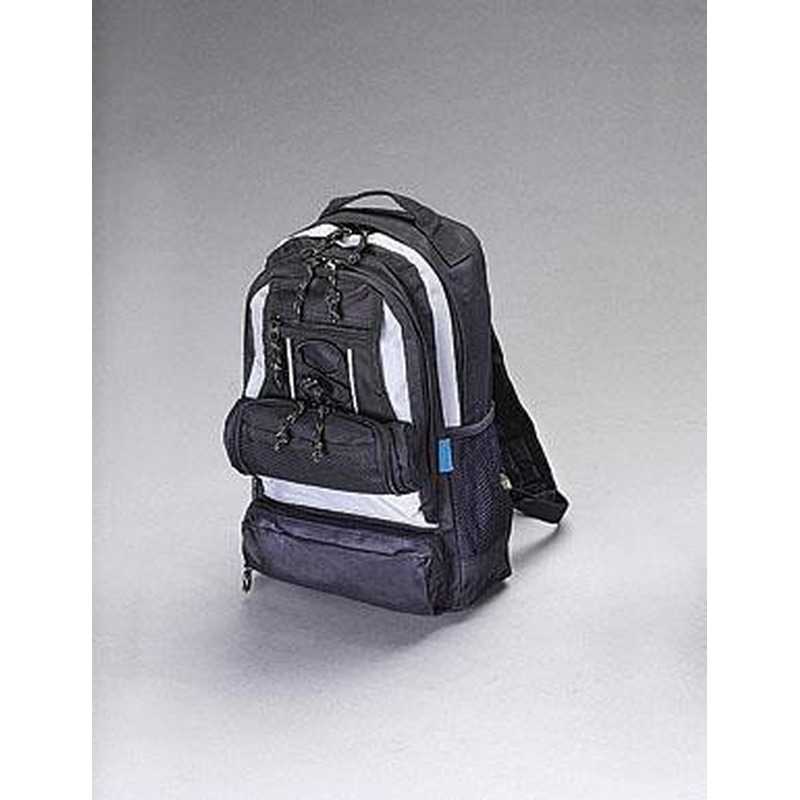 エスコ EA927C-31 250x380x130mmデイバッグ(黒) 1個（ご注文単位1個）【直送品】