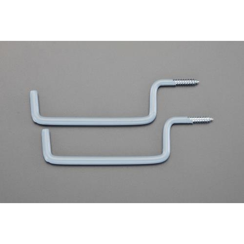 エスコ EA951FZ-6 58x203x7mmフック(ビニールコーティング/2個) 1個（ご注文単位1個）【直送品】