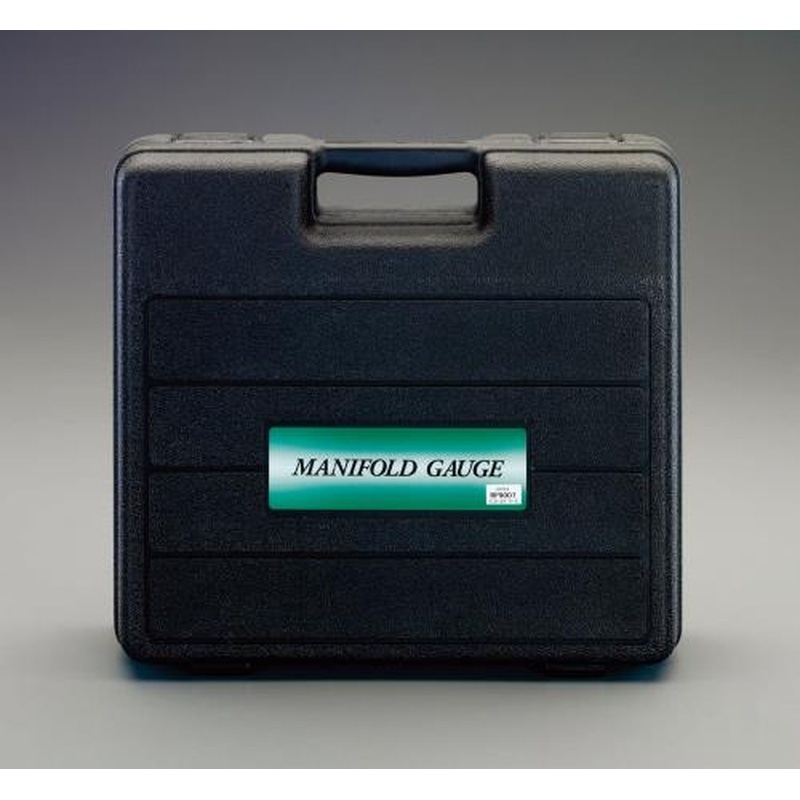 エスコ EA101CR 320x290x90mmマニホールドケース(黒) 1個(ご注文単位1個)【直送品】