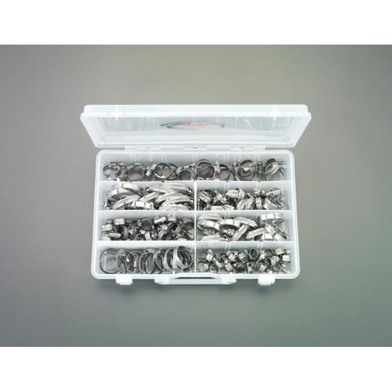 エスコ EA463HC ホースクランプセット(110個) 1個（ご注文単位1個）【直送品】