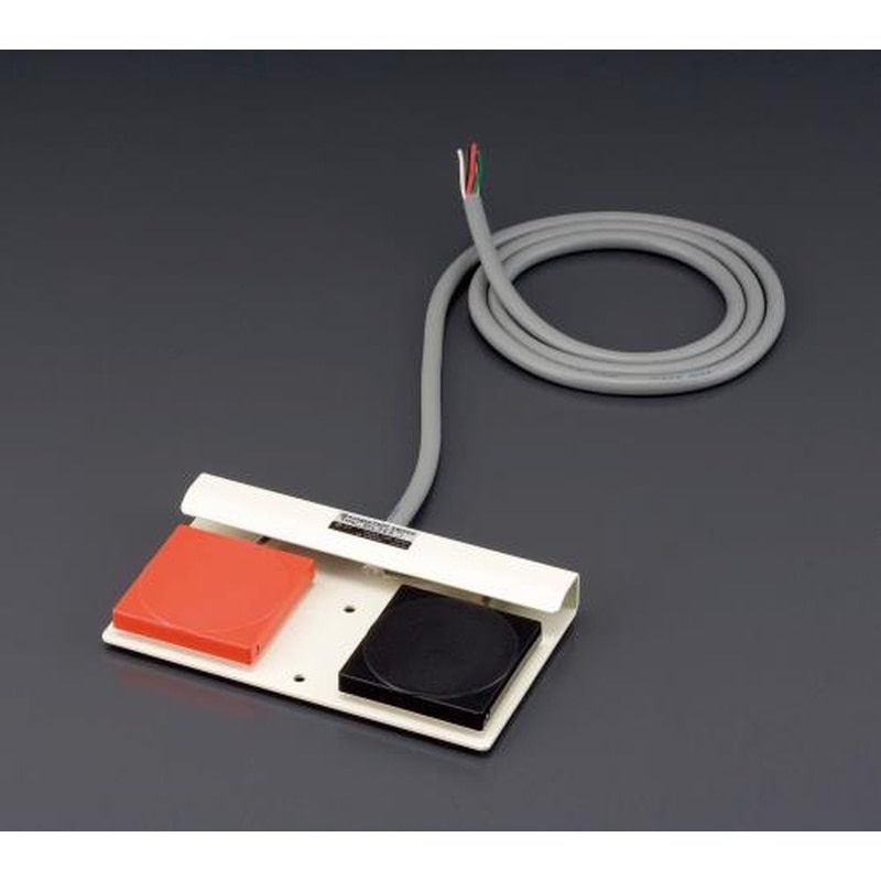 エスコ EA940FE-2 AC250V/5A［1c]薄型2連フットスイッチ 1個（ご注文単位1個）【直送品】