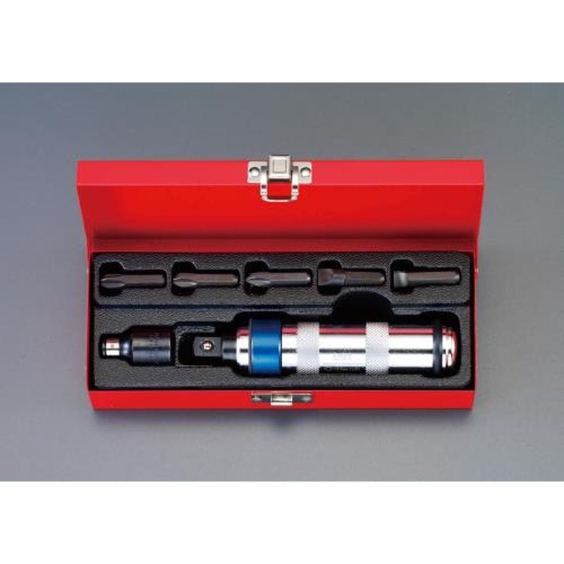 エスコ EA550XB-2 1/2”DRインパクトドライバーセット(5/16”Hexビット用) 1個(ご注文単位1個)【直送品】