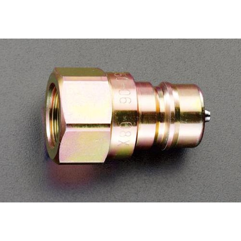 エスコ EA425DW-2 Rc1/4”カプラープラグ(高圧) 1個（ご注文単位1個）【直送品】