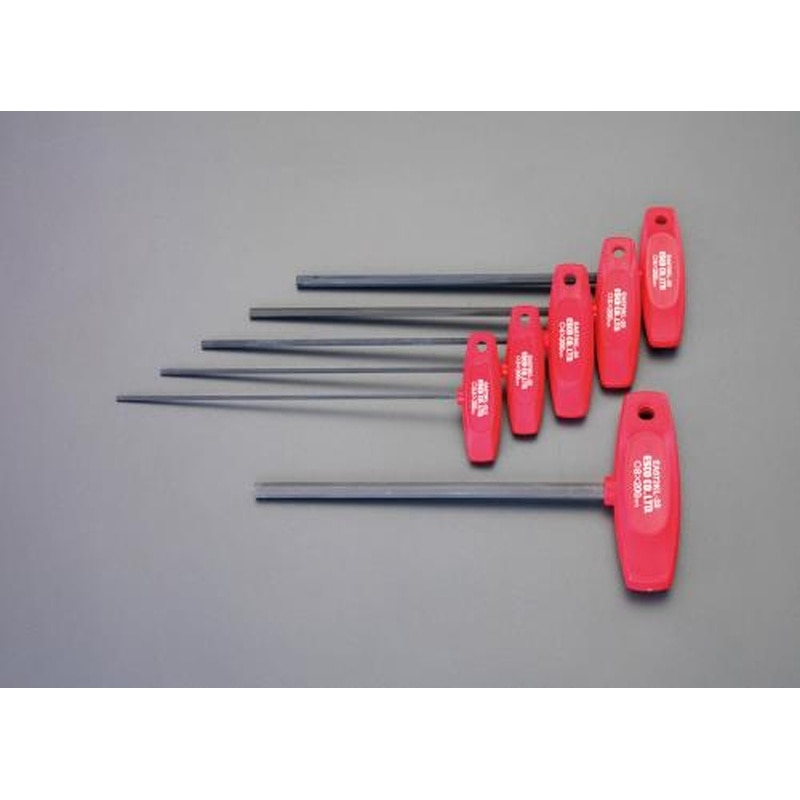 エスコ EA573KL-101 2.0-8mm/100mm/7本組［Hexagon]T型ドライバー 1個（ご注文単位1個）【直送品】