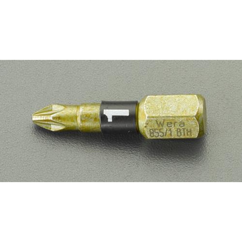 エスコ EA611AP-1 PZ1x25mm［Pozidriv]ドライバービット 1個（ご注文単位1個）【直送品】