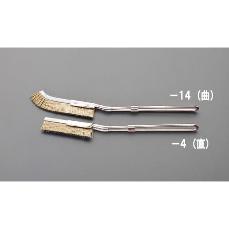 エスコ EA109GA-4 220mmチャンネルブラシ(ラッピング製/直) 1個（ご注文単位1個）【直送品】