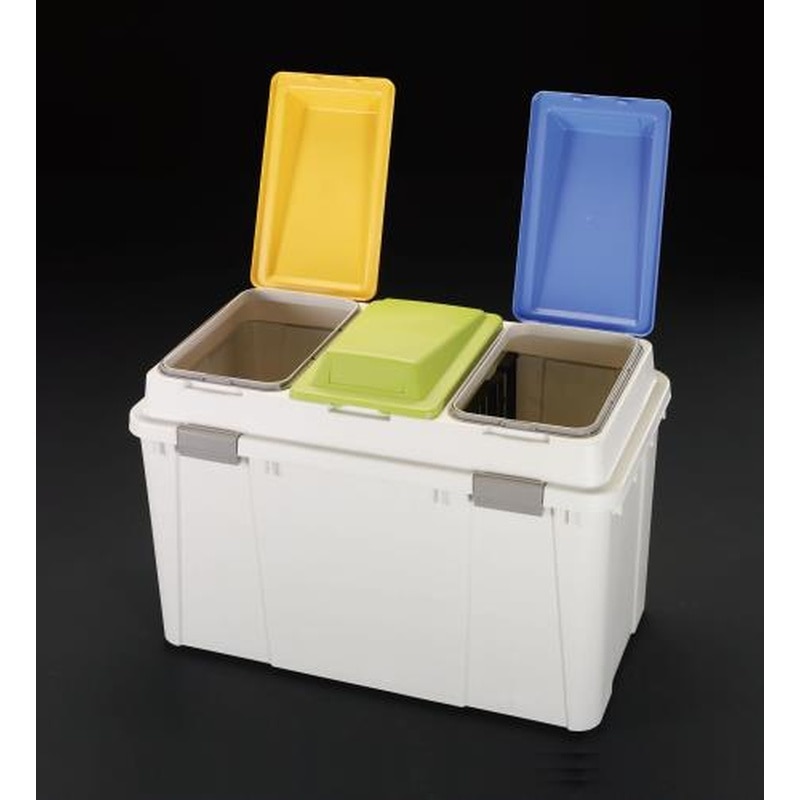 エスコ EA995A-32 780x460x645mmダストボックス(3分別) 1個（ご注文単位1個）【直送品】