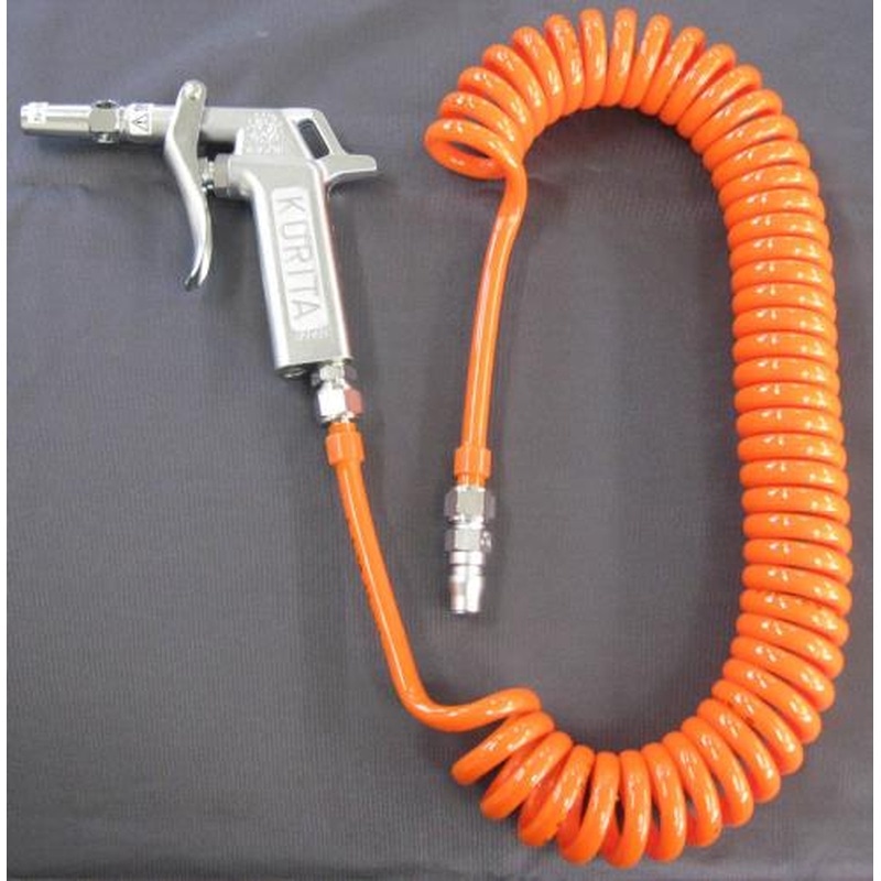 エスコ EA123AM-2H エアーブローガン(増量ノズル・5mプラグ付ホース) 1個（ご注文単位1個）【直送品】