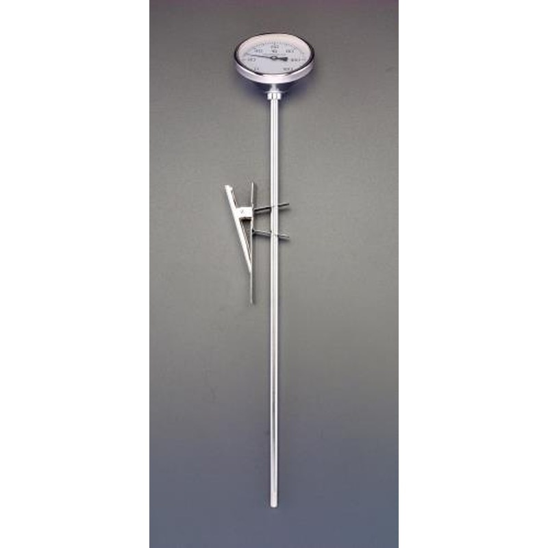 エスコ EA727AC-120 0-120℃/400mmバイメタル温度計 1個（ご注文単位1個）【直送品】