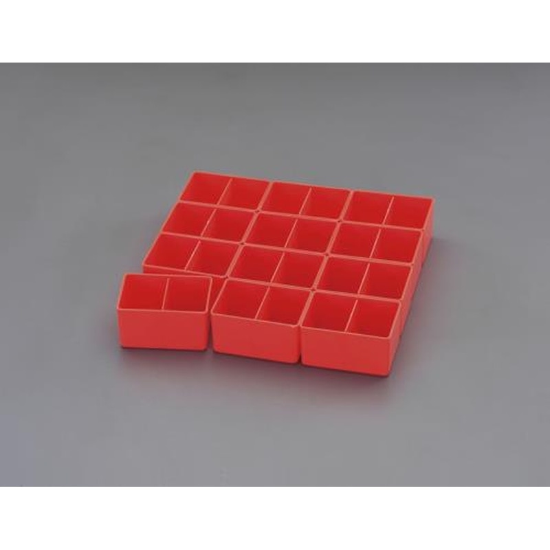 エスコ EA508E-2 98x71x53mmパーツケース小皿(12個) 1個（ご注文単位1個）【直送品】