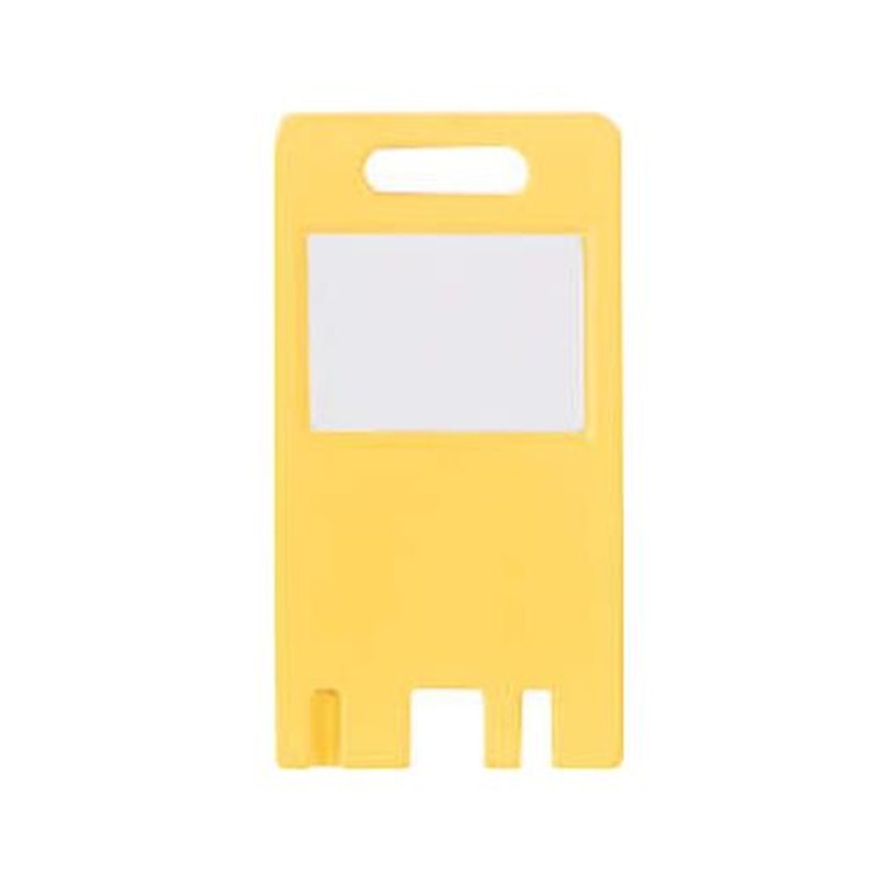 エスコ EA956VE-32[キーハンガー用]カードキー(黄/5枚) 1個（ご注文単位1個）【直送品】