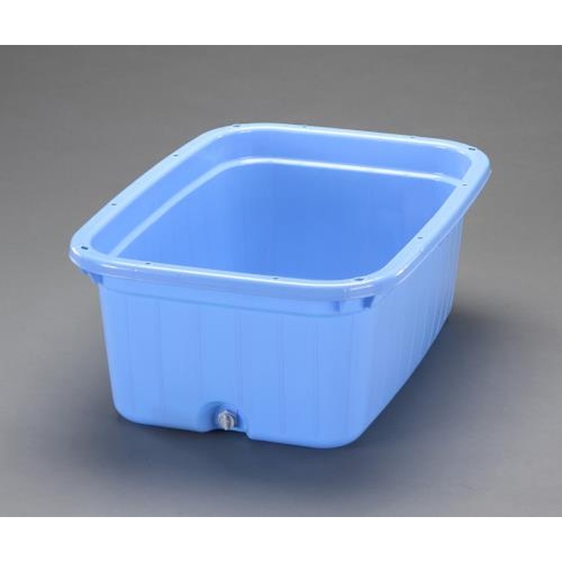 エスコ EA991PD-110 110Lたらい(水抜栓付) 1個（ご注文単位1個）【直送品】