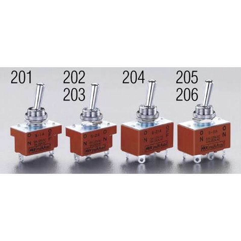 エスコ EA940DH-206 125V/20A2極双投/トグルスイッチ 1個(ご注文単位1個)【直送品】