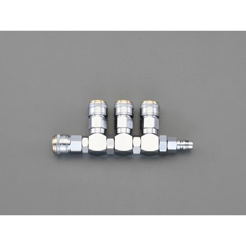 エスコ EA140DL-14A 4連マルチ連結自在カップリング 1個（ご注文単位1個）【直送品】