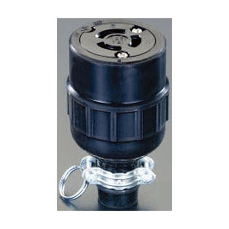 エスコ EA940BC-2 AC125V/15Aコネクター(接地2P) 1個(ご注文単位1個)【直送品】