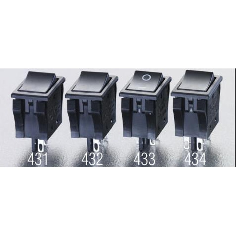 エスコ EA940DH-431 125V/10A単極単投/ロッカースイッチ(TV-51適合) 1個（ご注文単位1個）【直送品】