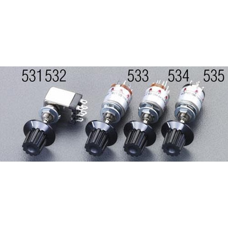 エスコ EA940DH-533 125V/2A1回路/超小型ロータリースイッチ 1個（ご注文単位1個）【直送品】