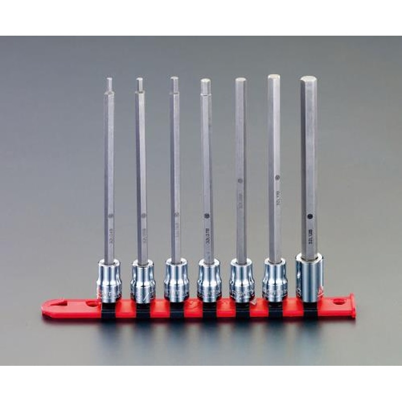 エスコ EA618WH-100 3/8”DR/155mm［INHEX]ビットソケットセット 1個（ご注文単位1個）【直送品】