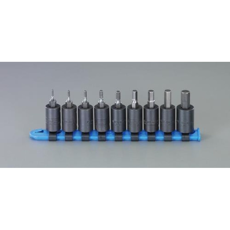 エスコ EA164WE 3/8”DRインパクトHexビットソケットセット 1個（ご注文単位1個）【直送品】