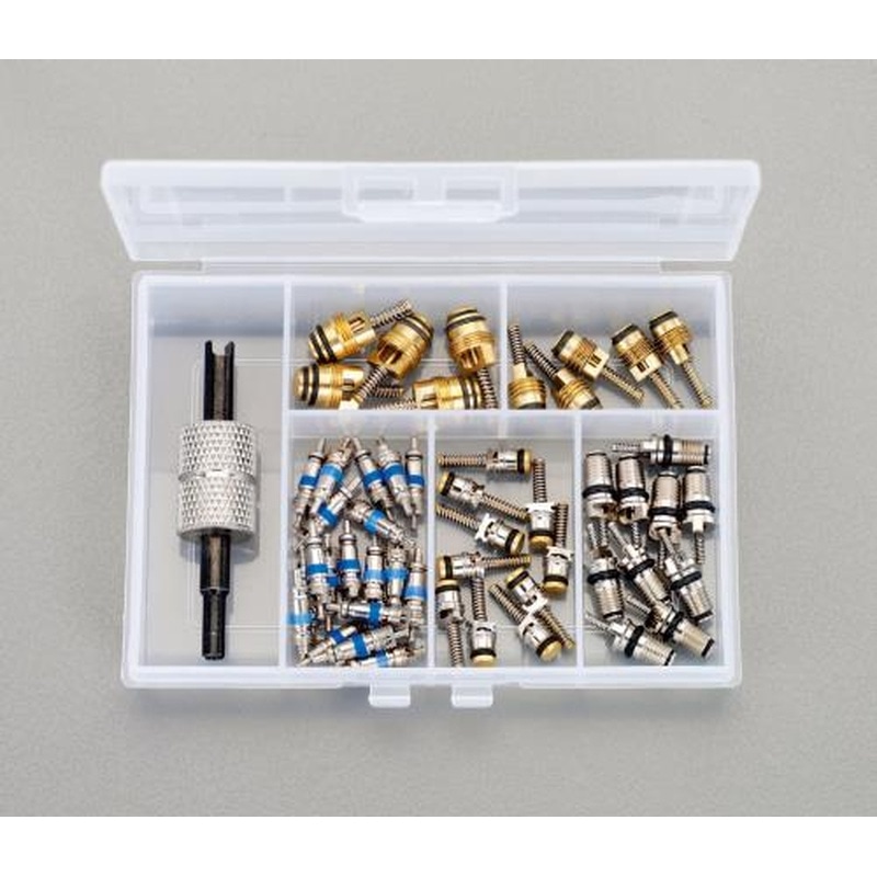 エスコ EA400-5 バルブコアセット(カーエアコン用) 1個（ご注文単位1個）【直送品】