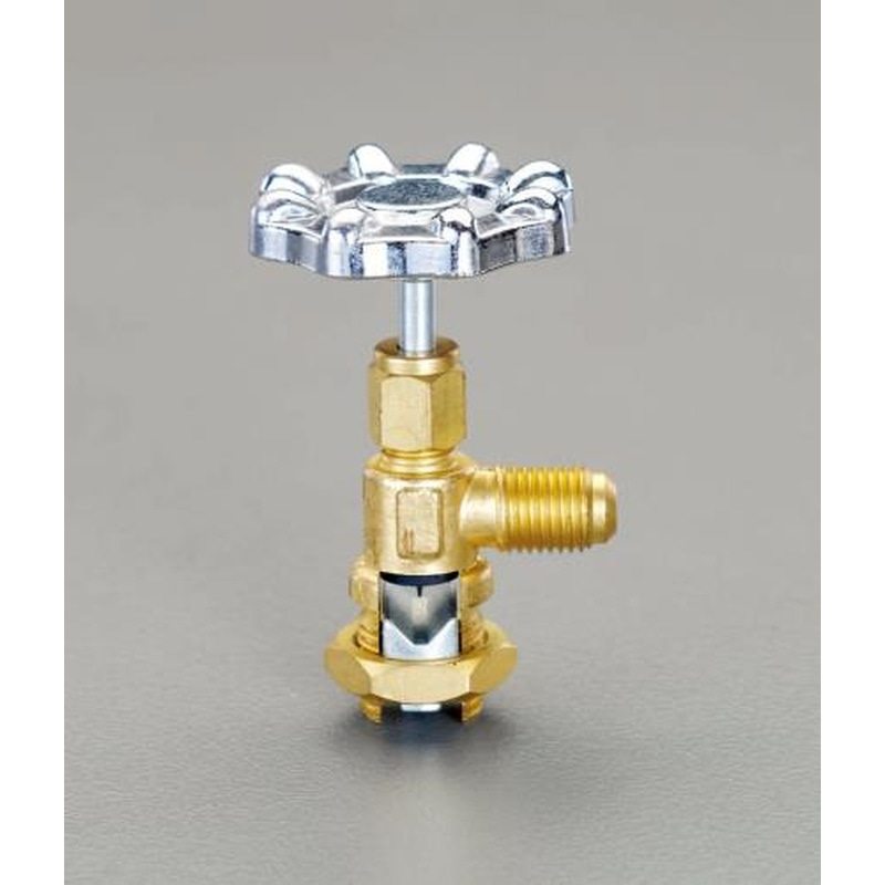 エスコ EA401D-23 1/4”・5/16”・3/8”チューブピアシングバルブ 1個（ご注文単位1個）【直送品】