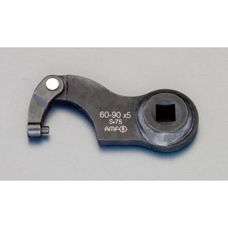 エスコ EA613XP-1 35-60mmピン型フックレンチ(1/2”sq差込) 1個（ご注文単位1個）【直送品】