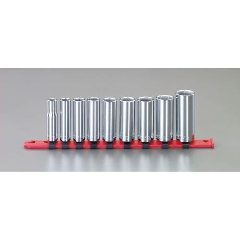 エスコ EA618W-2 3/8”DRディープソケットセット 1個（ご注文単位1個）【直送品】