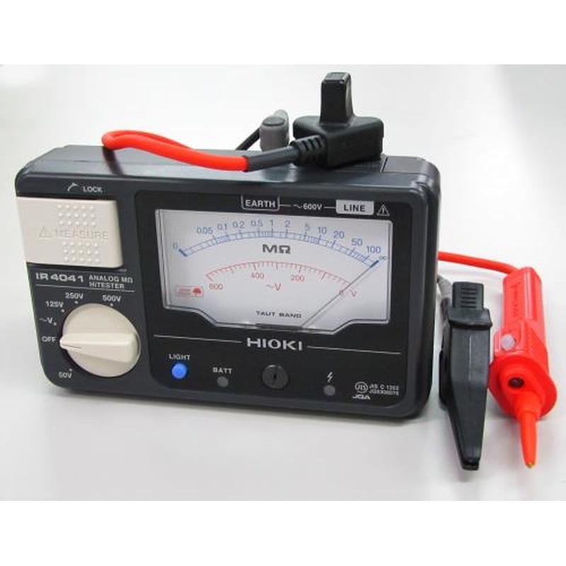 エスコ EA709BB-1 アナログ絶縁抵抗計(4レンジ) 1個（ご注文単位1個）【直送品】