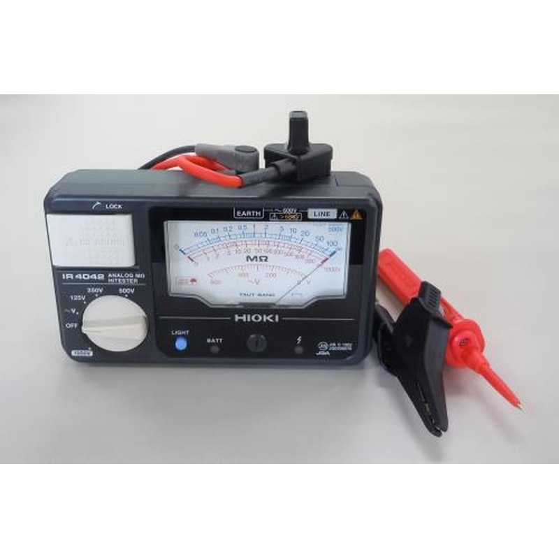 エスコ EA709BB-2 アナログ絶縁抵抗計(4レンジ) 1個（ご注文単位1個）【直送品】